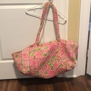 Large Vera Bradley weekender bag
